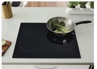 Smooth Micro Crystal Glass 270VAC 4 Burner Electric Cooktop