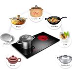 Smooth Crystal Glass 4400W AC110V Ceramic Induction Stove