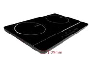 Smooth Crystal Glass 3400W Dual Induction Cooker