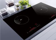 4.4KW  Two Burners Built In Electric Induction Stove 730*430mm