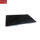Speed Booster Ceramic Smooth Surface Glass Induction Cooktop 5 Burner With Trim