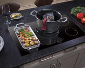 240V Flex Zone Ceramic Glass Induction Cooktop With 4 Elements