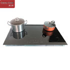 Ceramic Glass 4 Burners 380V Wifi Induction Cooktop With Flex Cooking Zone