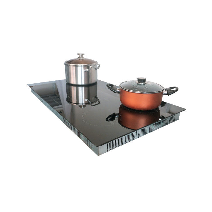 Silver Printing Zinc Alloy 36 In Wifi Induction Cooktop