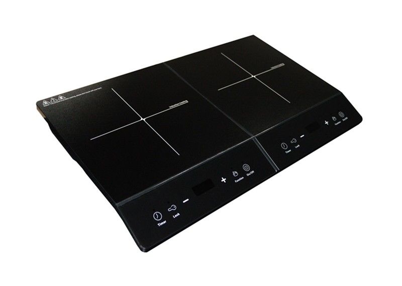 Child Safety Lock 3400W Double Burner Induction Cooktop