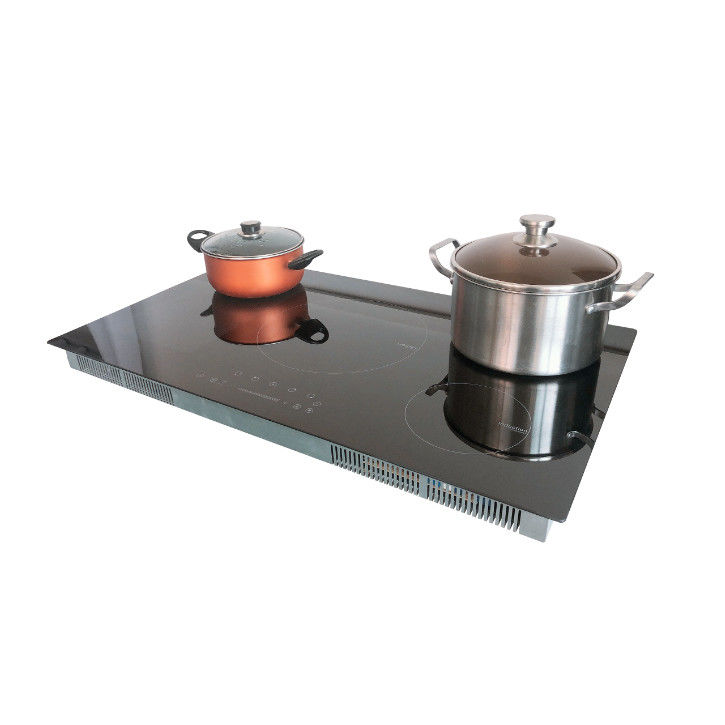 240V Flex Zone Ceramic Glass Induction Cooktop With 4 Elements