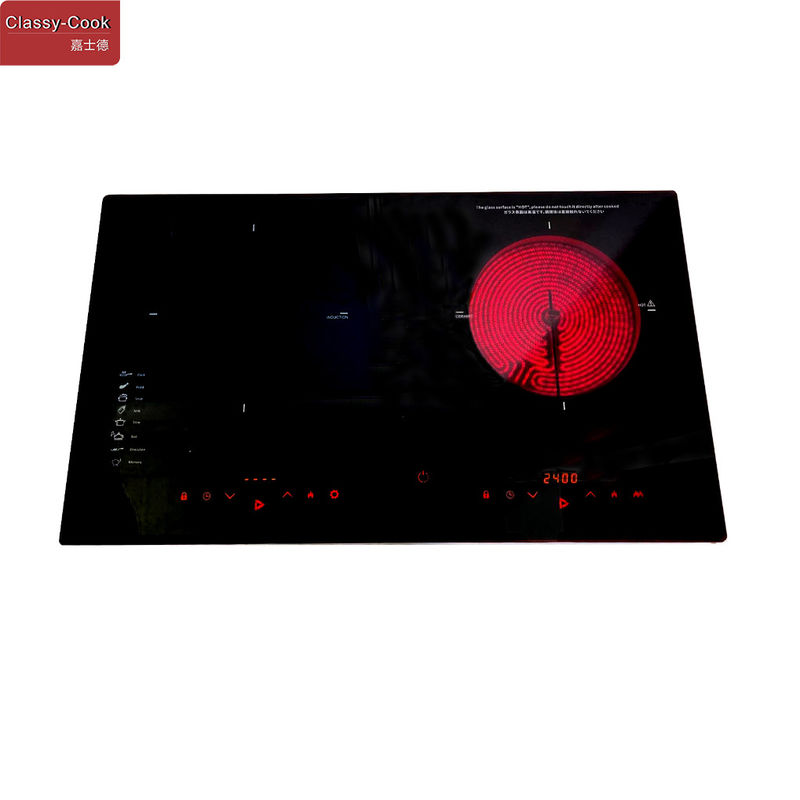 5200W 29&quot; Two Ring Induction Hob With Touch Control Light